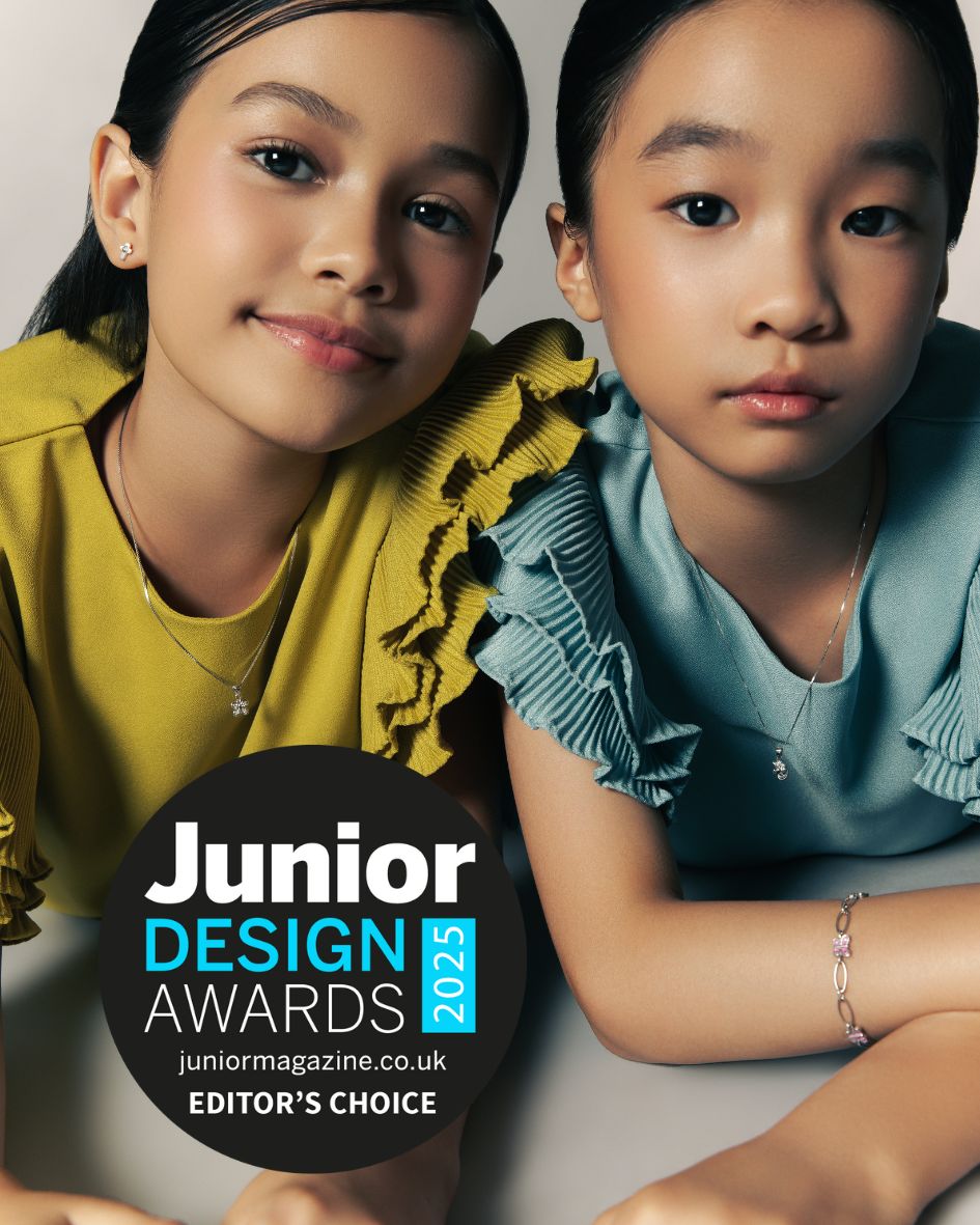 Two models one is using a yellow dress and the other is using the blue dress, facing towards the camera using Blue Francis earrings, necklaces and earrings. 