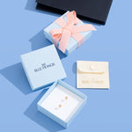 Brooklyn Cross Studs - Blue Francis
