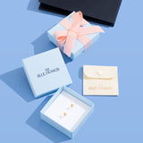 Brooklyn Cross Studs - Blue Francis
